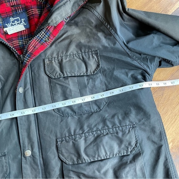 Vintage Woolrich Hooded Chore Jacket with Plaid Lining - Picture 13 of 16